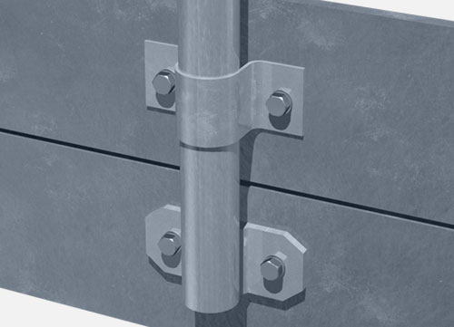 Maclock Kickplate Pipe Clamp Item 30